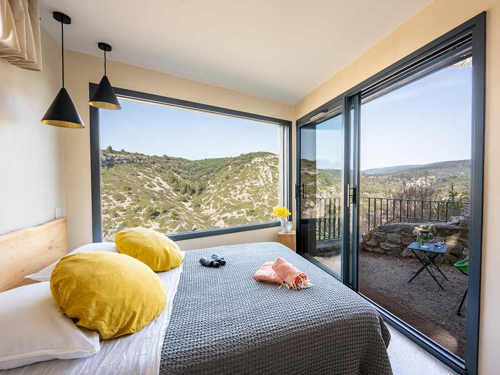 Autre chambre de la maiuson d'hôtes Metafort : l'Annesque