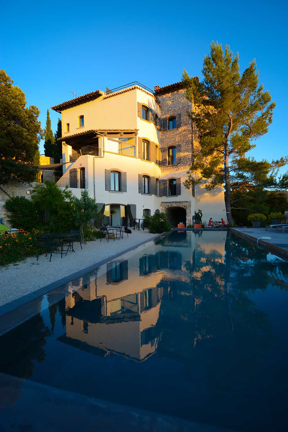 Maison d'hôtes avec piscine, Metafort en Luberon Provence