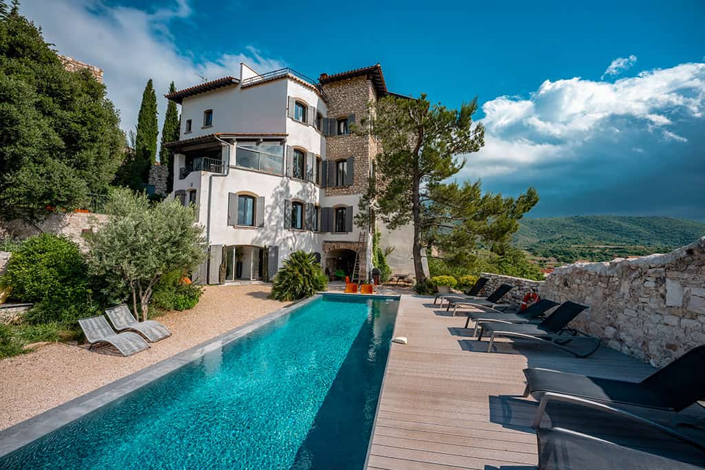 Metafort chambre d'hôtes Luberon (Vaucluse) - Piscine de la maison d'hôtes