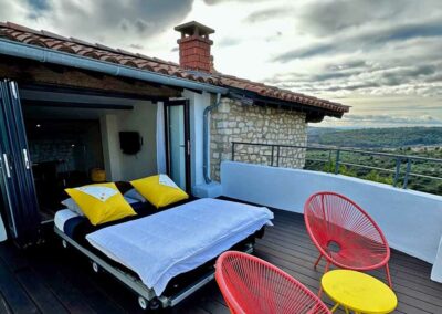 Chamre d'hôites Luberon - Chambre Sous les étoiles - Galerie 5 - terrasse - Metafort provence