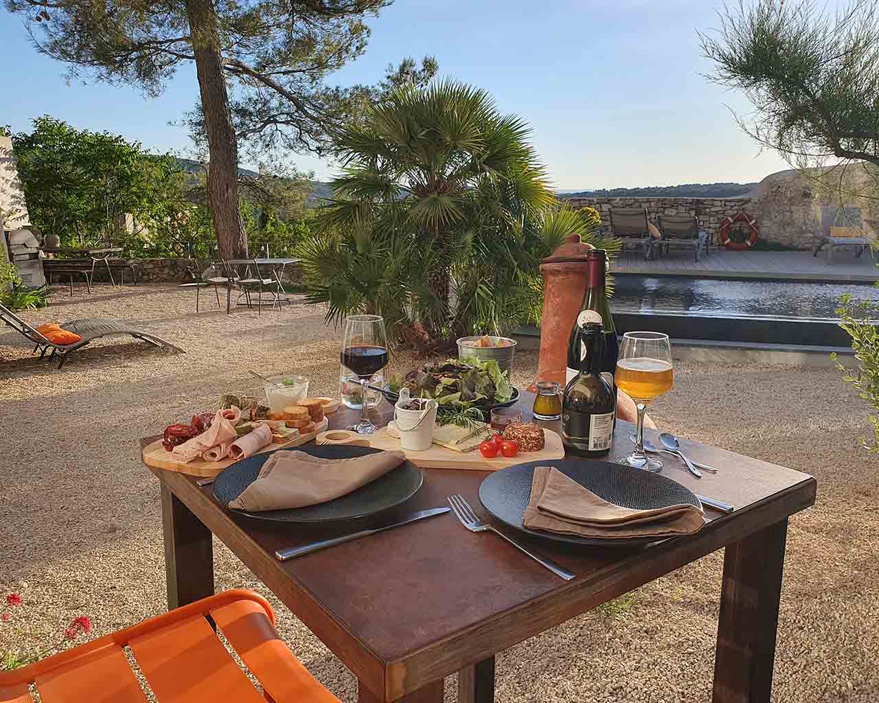 Cuisine de qualité à la maison d'hôtes Metafort en Provence